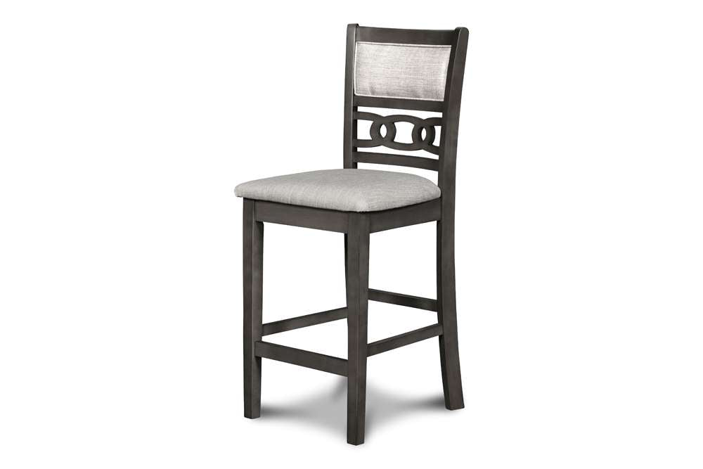 New Classic Furniture - Gia 42in Counter Drop Leaf Table With 2 Chairs-Gray - D1701-42S-GRY veiw 9