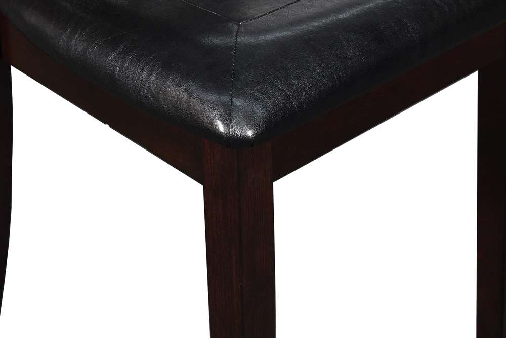 New Classic Furniture - Gia 42in Dining Drop Leaf Table With 2 Chairs-Ebony - D1701-40S-EBY veiw 3