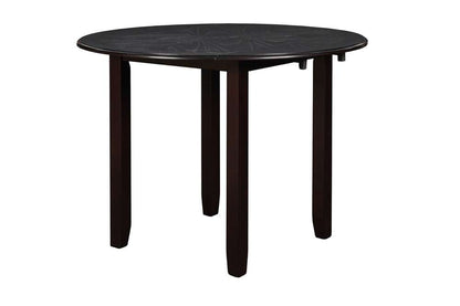 New Classic Furniture - Gia 42in Dining Drop Leaf Table With 2 Chairs-Ebony - D1701-40S-EBY veiw 5