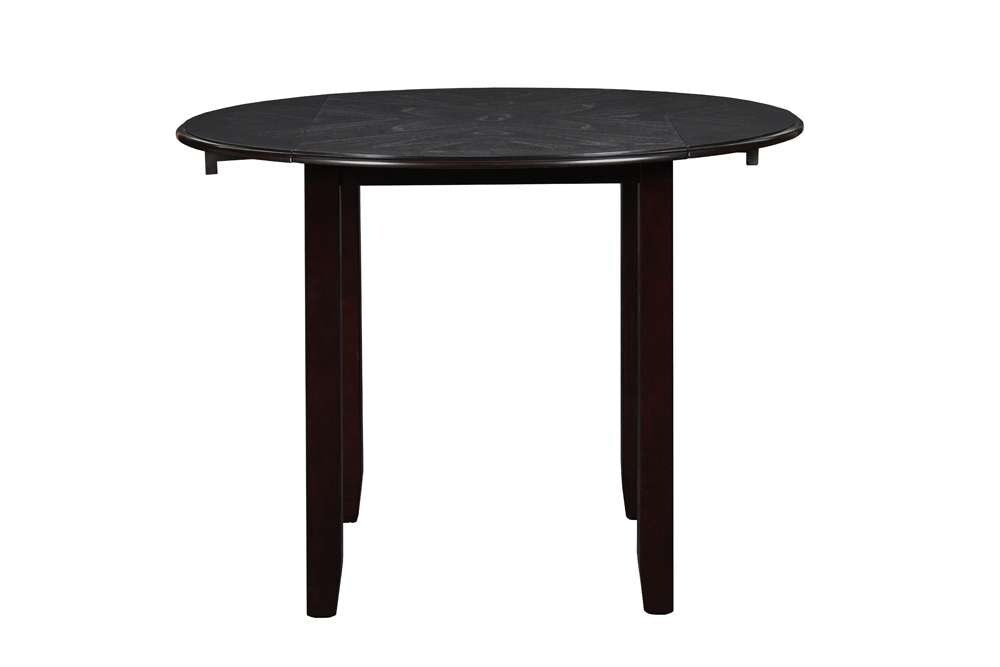 New Classic Furniture - Gia 42in Dining Drop Leaf Table With 2 Chairs-Ebony - D1701-40S-EBY veiw 6