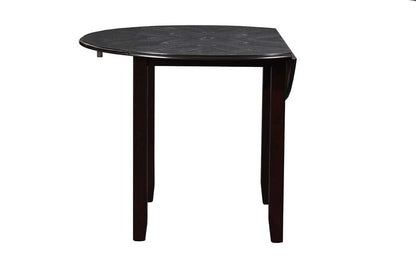New Classic Furniture - Gia 42in Dining Drop Leaf Table With 2 Chairs-Ebony - D1701-40S-EBY veiw 8