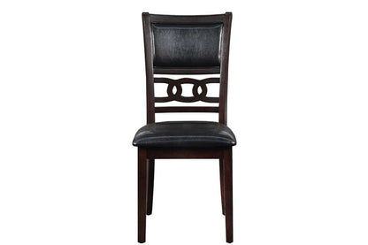 New Classic Furniture - Gia 42in Dining Drop Leaf Table With 2 Chairs-Ebony - D1701-40S-EBY veiw 11