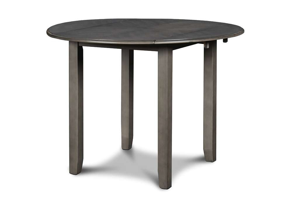 New Classic Furniture - Gia 42in Dining Drop Leaf Table With 2 Chairs-Gray - D1701-40S-GRY veiw 3
