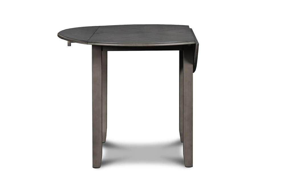 New Classic Furniture - Gia 42in Dining Drop Leaf Table With 2 Chairs-Gray - D1701-40S-GRY veiw 4