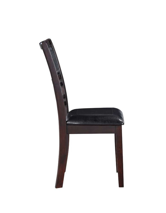 New Classic Furniture - Gia Dining Chairs (Set of 2) -Ebony - D1701-20-EBY veiw 2