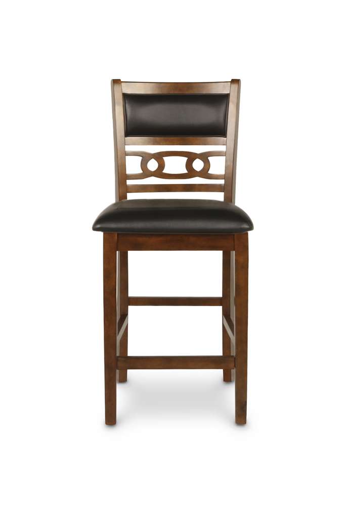 New Classic Furniture - Gia Round Counter Dining 5 Pc Set-Brown - D1701-52S-BRN veiw 9