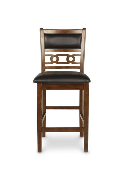 New Classic Furniture - Gia Round Counter Dining 5 Pc Set-Brown - D1701-52S-BRN veiw 9