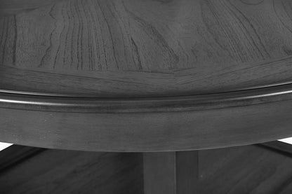 New Classic Furniture - Gia Round Counter Dining 5 Pc Set - Gray - D1701-52S-GRY veiw 7