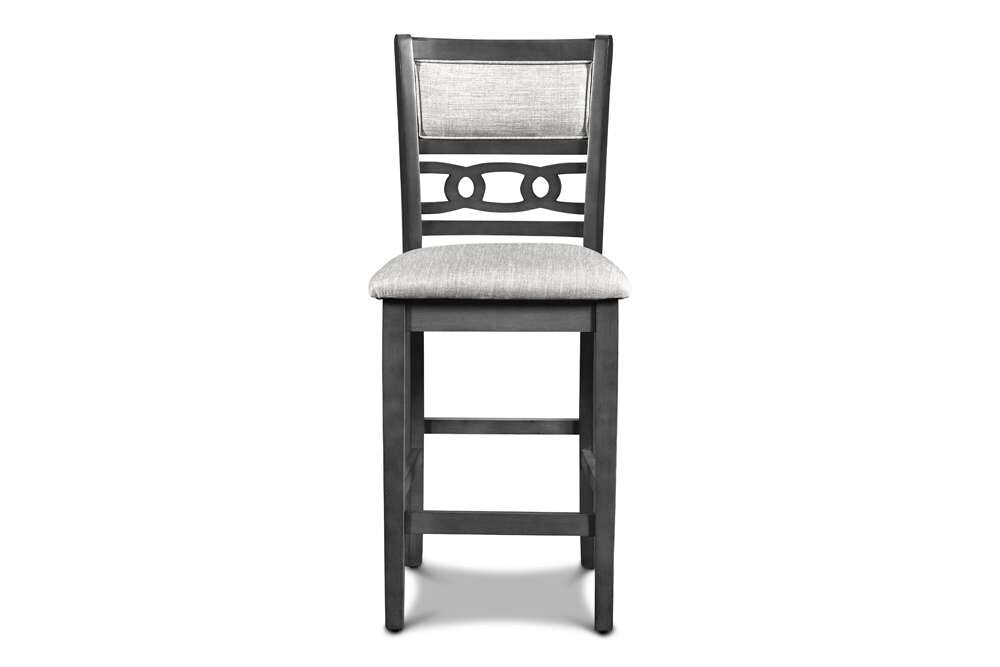 New Classic Furniture - Gia Round Counter Dining 5 Pc Set - Gray - D1701-52S-GRY veiw 9