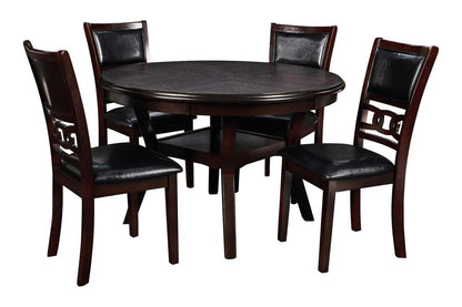 New Classic Furniture - Gia Round Dining 5 Pc Set-Ebony - D1701-50S veiw 1