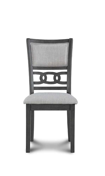 New Classic Furniture - Gia Round Dining 5 Pc Set - Gray - D1701-50S-GRY veiw 2
