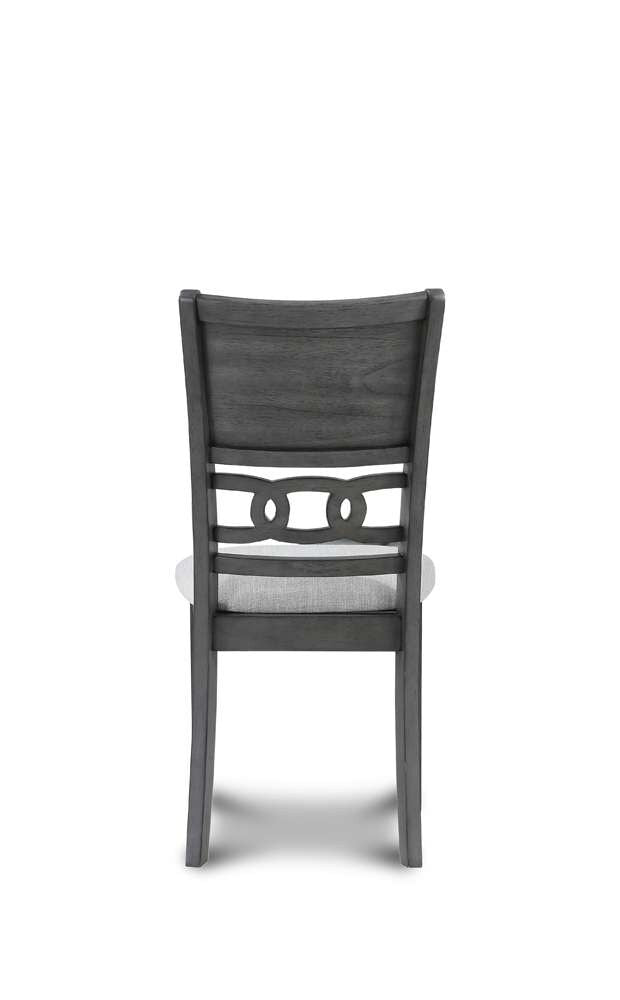 New Classic Furniture - Gia Round Dining 5 Pc Set - Gray - D1701-50S-GRY veiw 3