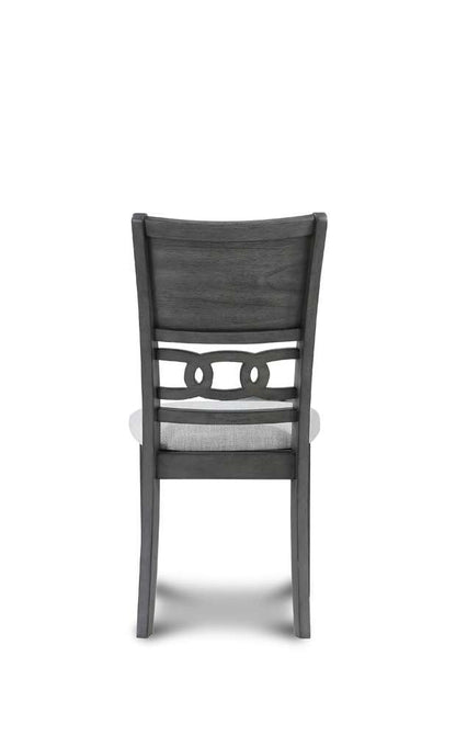 New Classic Furniture - Gia Round Dining 5 Pc Set - Gray - D1701-50S-GRY veiw 3