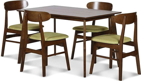 New Classic Furniture - Morocco 47in Rect Dining Table and 4 Chairs - Green - 40-331G-D4C veiw 1