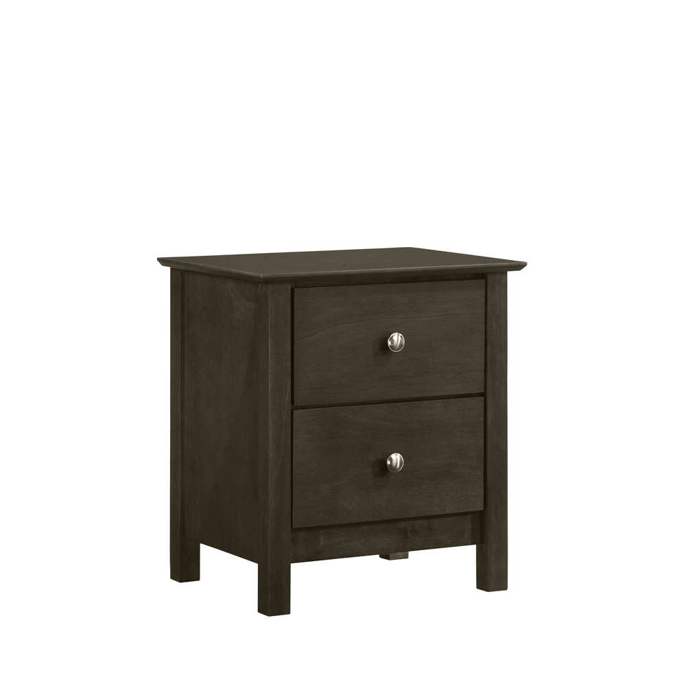 New Classic Furniture - Zodiac 2 Drawer Nightstand-Gray - B1563G-040 veiw 1
