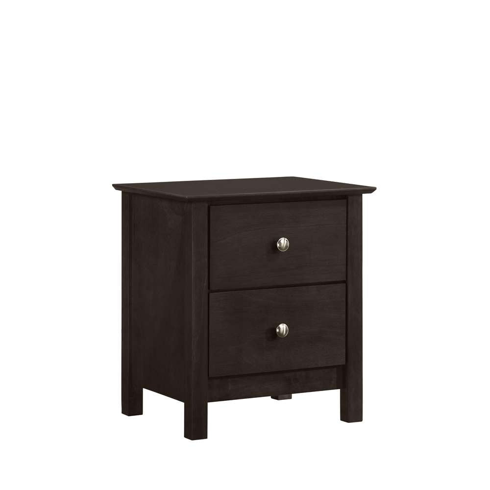 New Classic Furniture - Zodiac 2 Drawer Nightstand-Merlot - B1563M-040 veiw 1