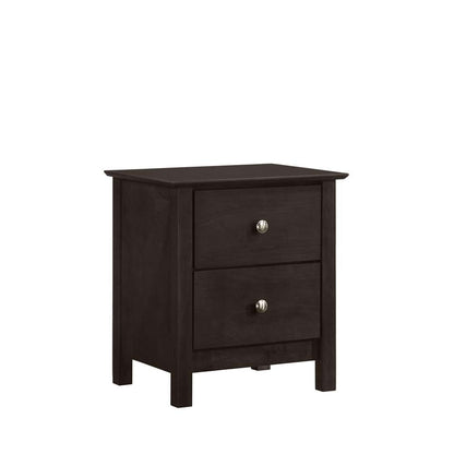 New Classic Furniture - Zodiac 2 Drawer Nightstand-Merlot - B1563M-040 veiw 1