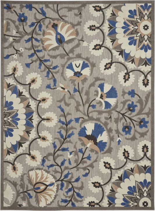Nourison - Aloha 96in x 13 Bone Patio Area Rug - ALH20-99446739537 veiw 1