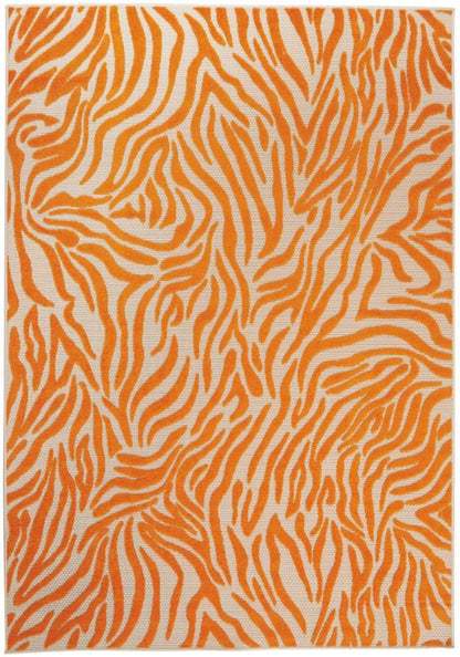 Nourison - Aloha ALH04 Orange 36in x 56in Indoor-outdoor Area Rug - ALH04-99446242570 veiw 1