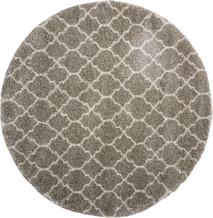 Nourison - Amore AMOR2 Beige 710in x Round Rug - AMOR2-99446320438_CLOSEOUT veiw 1