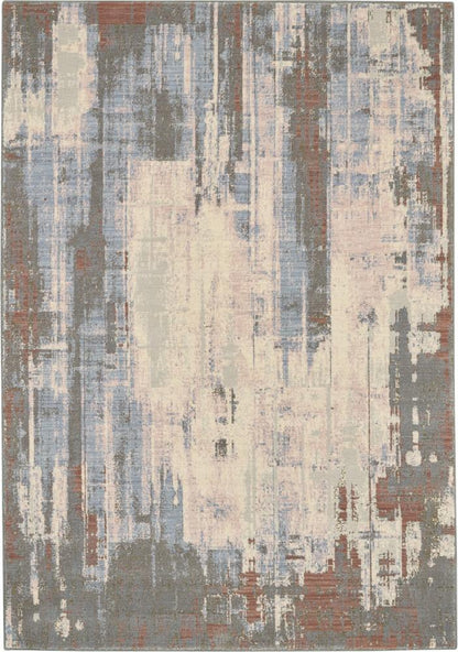 Nourison - Artworks ATW04 Multicolor 56in x 8 Abstract Area Rug - ATW04-99446710895 - CLOSEOUT veiw 1
