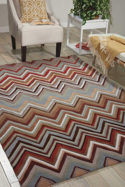 Nourison - Contour CON23 Multicolor 36in x 56in Area Rug - CON23-99446039910 veiw 2