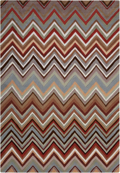 Nourison - Contour CON23 Multicolor 5 x 76in Area Rug - CON23-99446040626 veiw 1