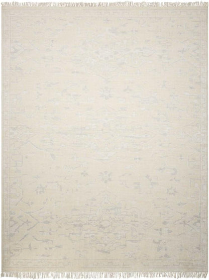 Nourison - Elan ELN01 White 86in x 116in Rug - ELN01-99446377661_CLOSEOUT veiw 1