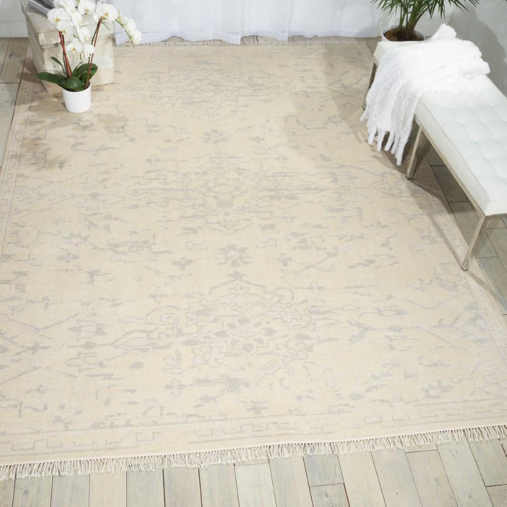 Nourison - Elan ELN01 White 86in x 116in Rug - ELN01-99446377661_CLOSEOUT veiw 2