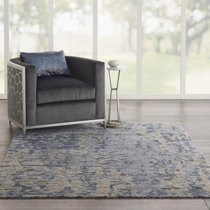 Nourison - Ellora ELL04 Grey 56in x 75in Modern Area Rug - ELL04-99446385000 veiw 2