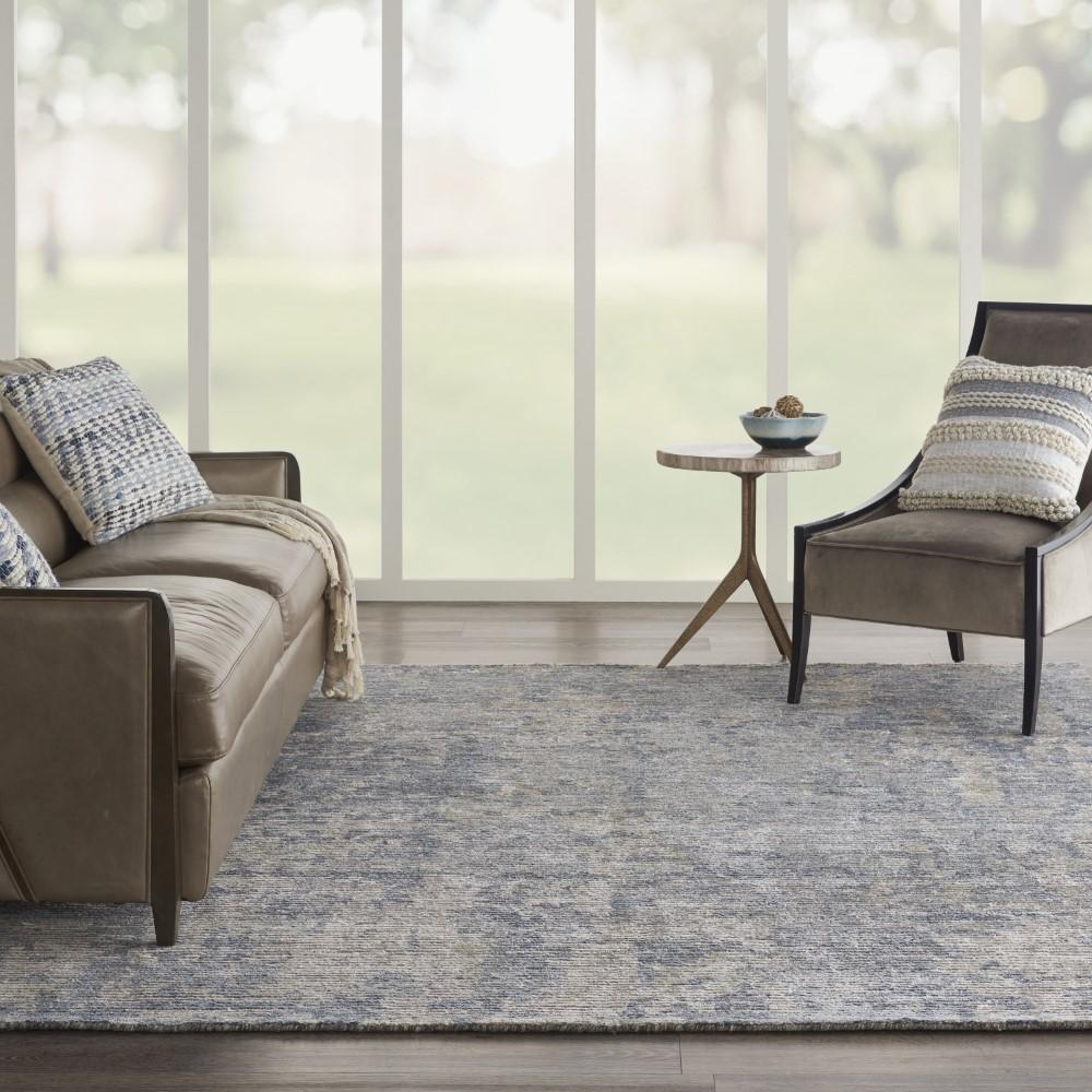 Nourison - Ellora ELL04 Grey 86in x 116in Oversized Handmade Rug - ELL04-99446385031 veiw 2