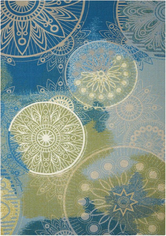 Nourison - Home & Garden RS092 Blue 44in x 63in Area Rug - RS092-99446337160_CLOSEOUT veiw 1