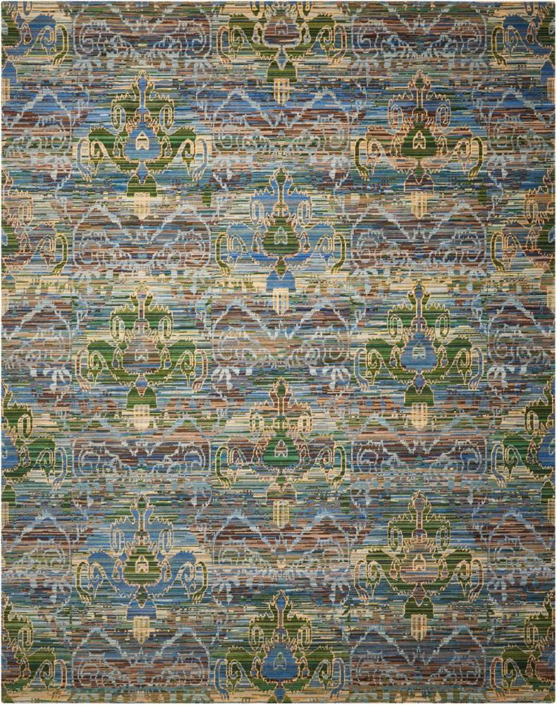 Nourison - Rhapsody RH010 Multicolor 56in x 8 Area Rug - RH010-99446250346_CLOSEOUT veiw 1