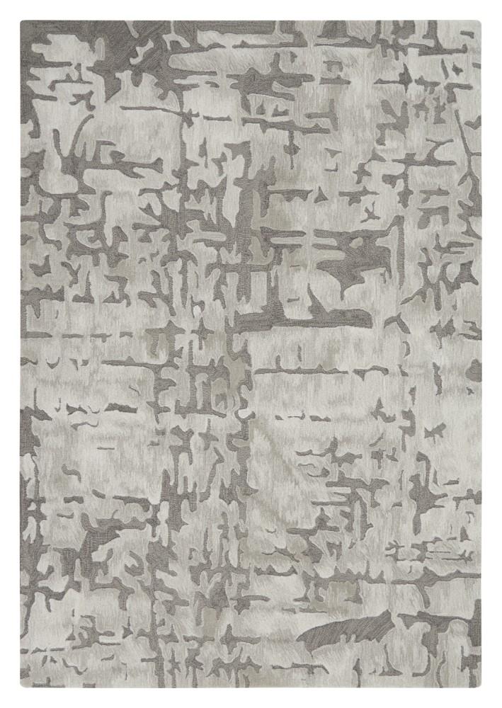 Nourison - Symmetry SMM03 Silver 53in x 79in Area Rug - SMM03-99446495396 - CLOSEOUT veiw 1