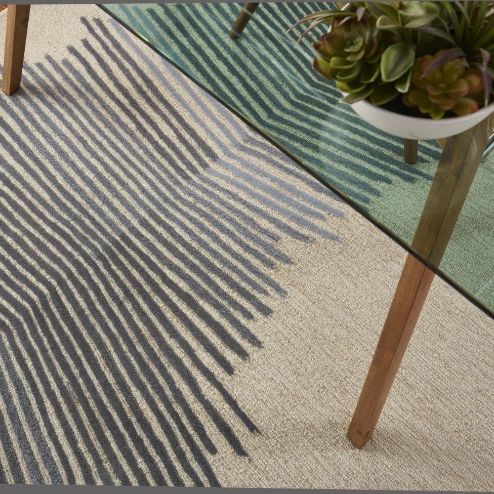 Nourison - Symmetry SMM06 Ivory 39in x 59in Area Rug - SMM06-99446495921 - CLOSEOUT veiw 3