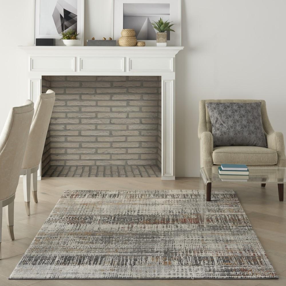 Nourison - Tangra 4x6 Multicolor Area Rug - TNR04-99446783035 veiw 2