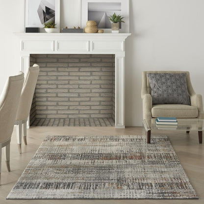 Nourison - Tangra 53in x 73in Multicolor Area Rug - TNR04-99446783042 veiw 2