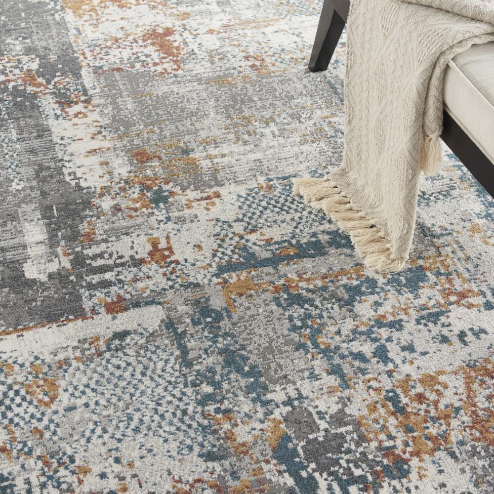 Nourison - Tangra 710in x 910in Bone Multi Area Rug - TNR06-99446783219_CLOSEOUT veiw 3