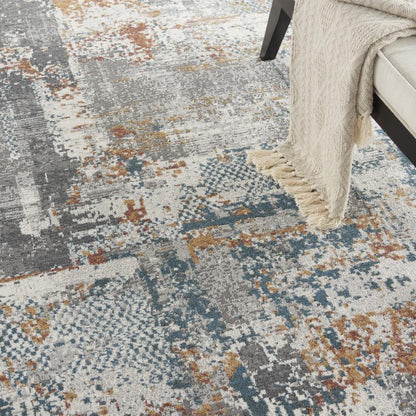 Nourison - Tangra 710in x 910in Bone Multi Area Rug - TNR06-99446783219_CLOSEOUT veiw 3
