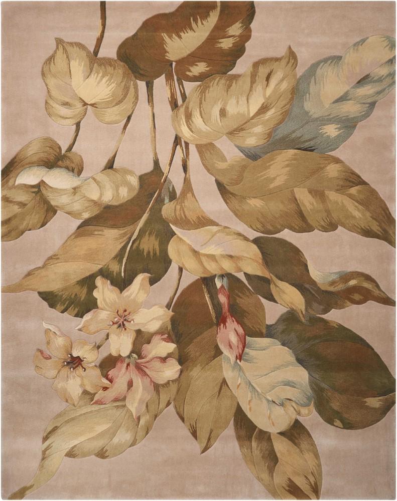 Nourison - Tropics TS04 Beige 53in x 83in Area Rug - TS04-99446818713 veiw 1