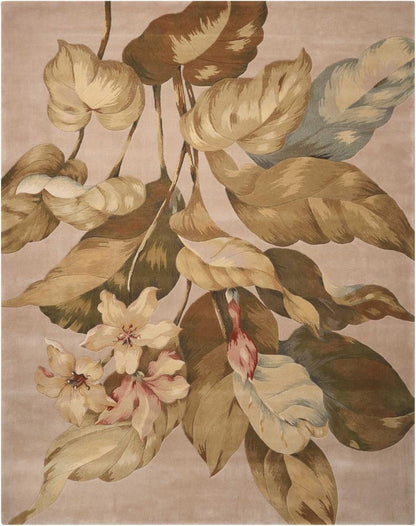 Nourison - Tropics TS04 Beige 53in x 83in Area Rug - TS04-99446818713 veiw 1