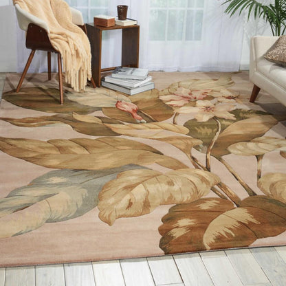 Nourison - Tropics TS04 Beige 53in x 83in Area Rug - TS04-99446818713 veiw 2