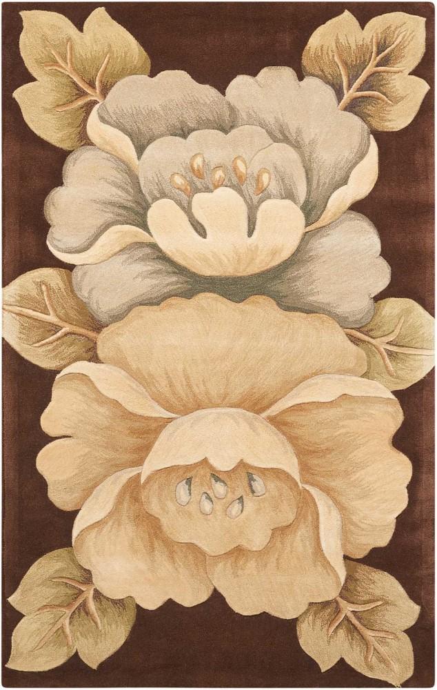 Nourison - Tropics TS09 Brown 36in x 56in Area Rug - TS09-99446544995 veiw 1