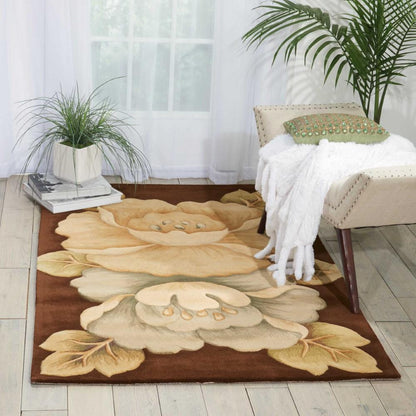 Nourison - Tropics TS09 Brown 36in x 56in Area Rug - TS09-99446544995 veiw 2