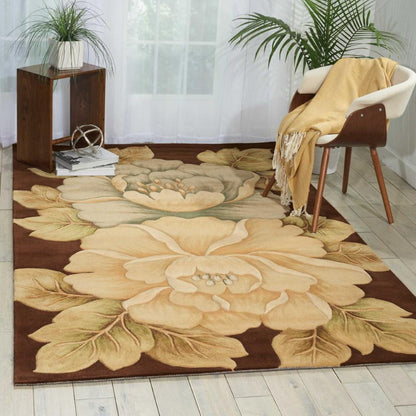 Nourison - Tropics TS09 Brown 53in x 83in Area Rug - TS09-99446546074 veiw 2