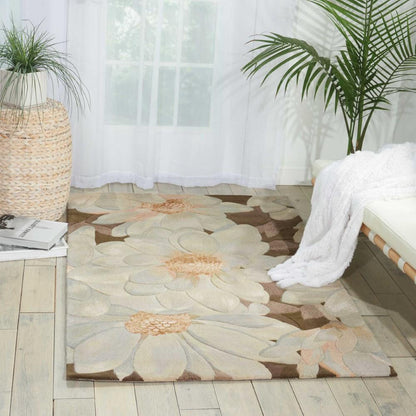 Nourison - Tropics TS13 Brown 8x11 Rug - TS13-99446056139 veiw 2