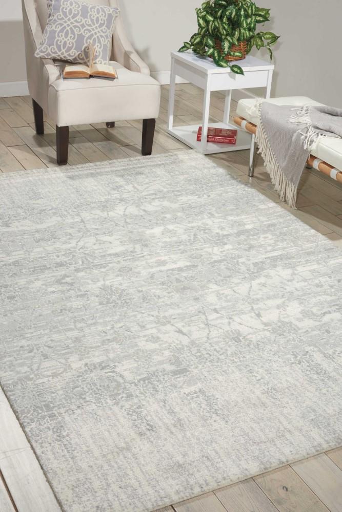 Nourison - Twilight TWI02 Ivory 99in x 139in Oversized Rug - TWI02-99446292209_CLOSEOUT veiw 3