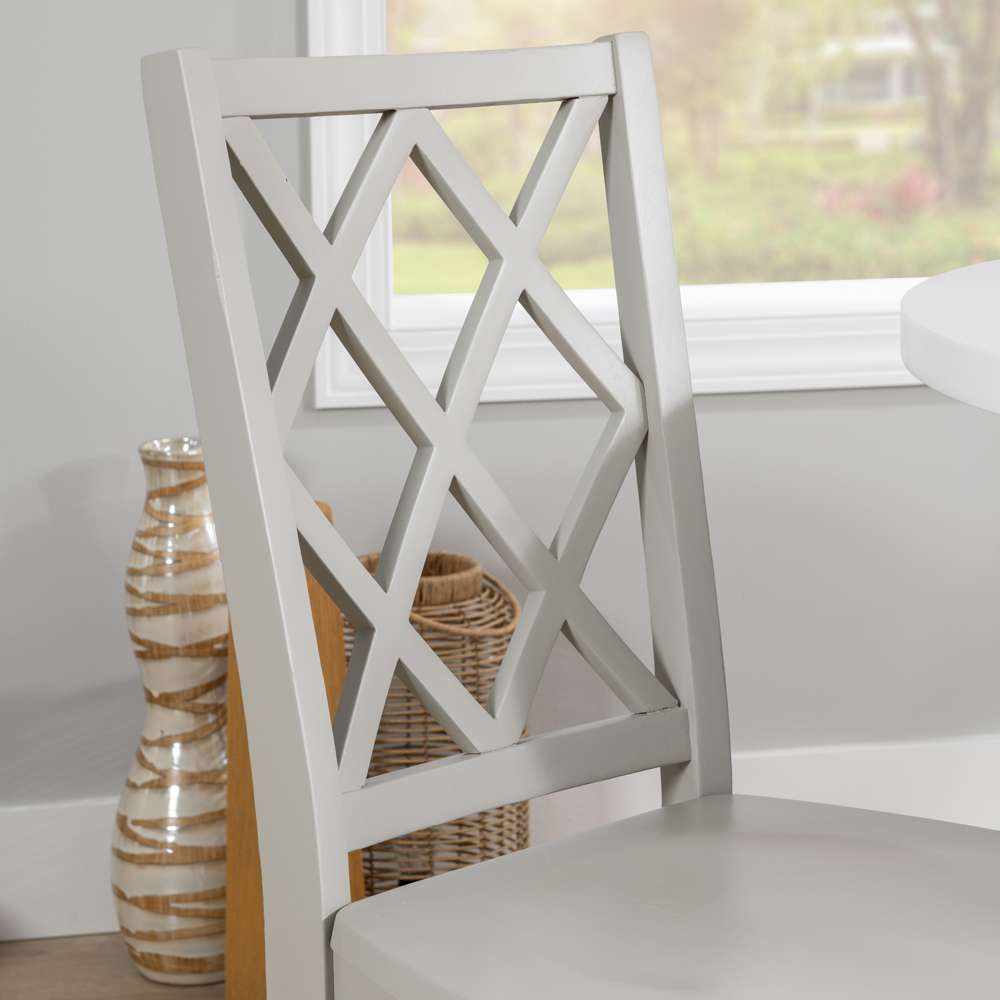 Powell Company - Mayfair Side Chair Grey - D1015LD23SCGRY veiw 7