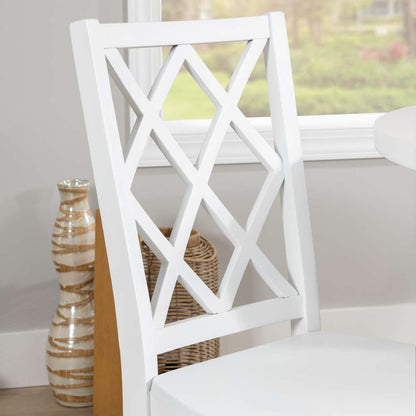 Powell Company - Mayfair Side Chair White - D1015LD23SCWHT veiw 7