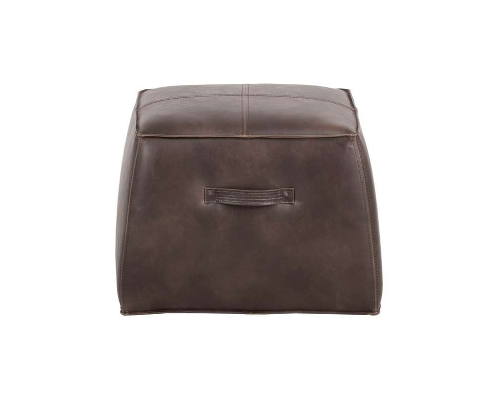 Sunpan - 5West Aspen Ottoman - Havana Dark Brown - 102831 veiw 2